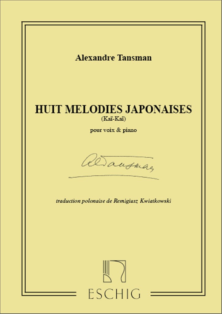 8 Melodies Japonaises Cht-Piano